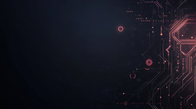 High tech background template design.