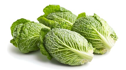 Fototapeta premium Cabbage wraps isolated on white background
