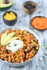 Homemade prepared healthy and keto diet dish