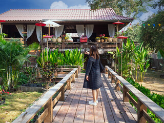 Morning at Baan Na Ton Chan Homestay, Si Satchanalai District, Sukhothai Province, Thailand