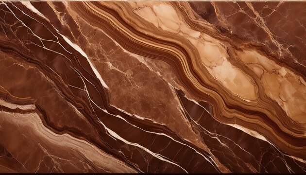 elegant brown marble texture on a rich brown backdrop