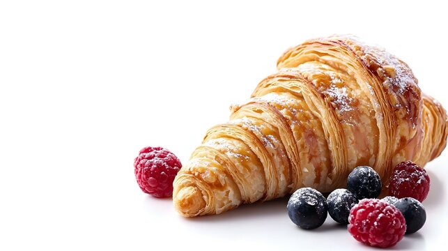 bakery items corner isolated on white