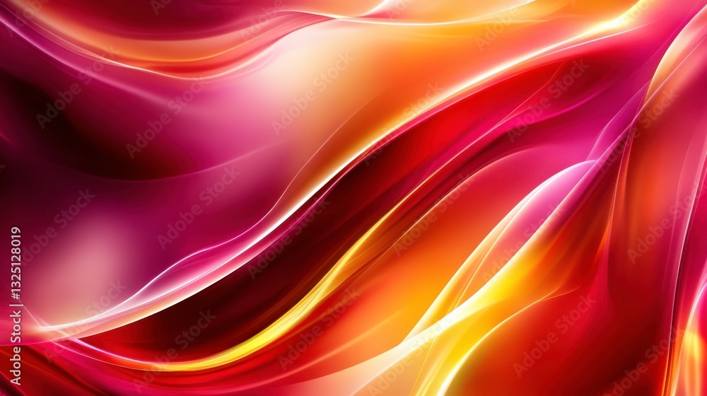 Canvas Prints vibrant flowing abstract background in urban style