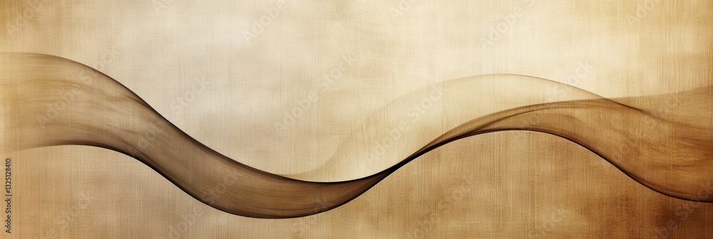 Leinwandbilder warm wooden texture with soft beige and brown flowing lines creating a modern organic design suitabl