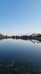 Huascaran Mountain Reflecting into Radian Lake, Cordillera Blanca, Peru
