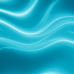 Fototapeta premium Cyan Blue Abstract Background - Creative Digital Design with Smooth Texture