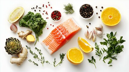 Variety of immunity boosting foods
