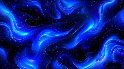 Obraz premium Abstract blue energy flow for background or art