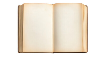 Naklejka premium an open book with blank pages symbolizing potential and creativity. the idea of unwritten stories or ideas waiting to be expressed