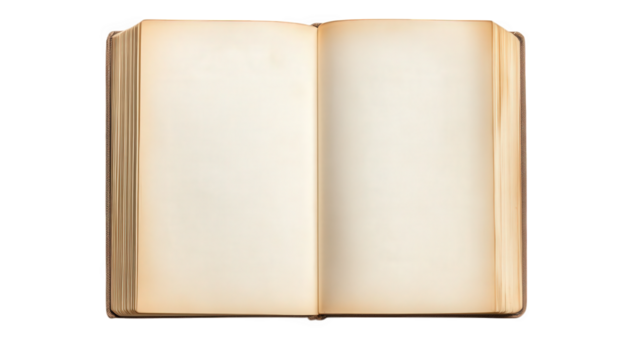 an open book with blank pages symbolizing potential and creativity. the idea of unwritten stories or ideas waiting to be expressed
