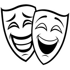 comedy and tragedy masks