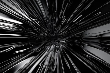 Dynamic Black Surface with Bold Gradient and Unique Background Design