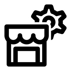 SMEs, Business, Small Medium Enterprise Outline Icon
