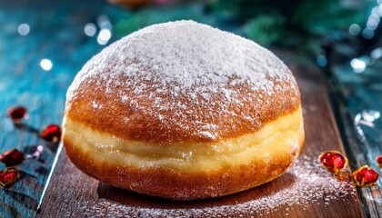 polish donuts with icing sugar