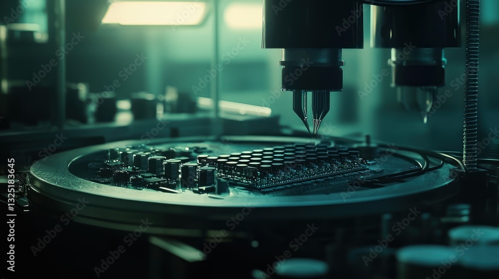Poster automated precision placement of components onto a circuit board during manufacturing.