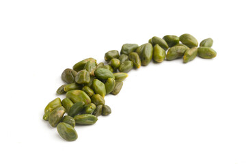 peeled raw pistachio