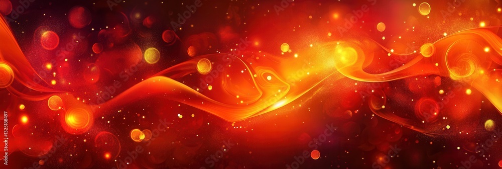 Poster dynamic fire-inspired background with glowing flames and intense lighting effects, showcasing vibran