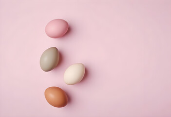 Stylish Easter Egg background. Tone on tone, colorful, trendy. 