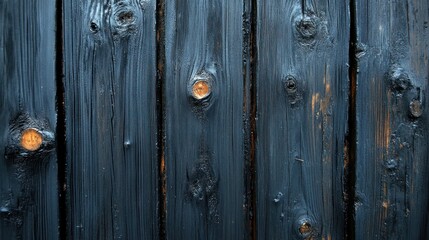 Obraz premium Dark Gray Wood Plank Fence Texture