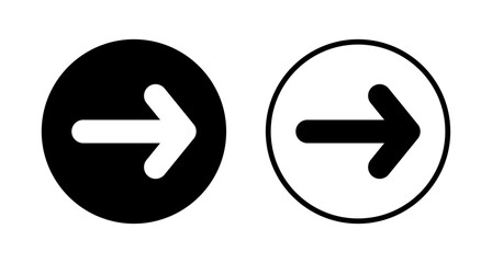 Arrow icon logo design. Arrow sign and symbol for web design.