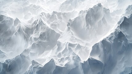 Obraz premium A high-resolution canvas of pure white, its surface adorned with a natural, intricate pattern that evokes the grandeur of a pristine mountain peak or the ethereal beauty of a celestial body.