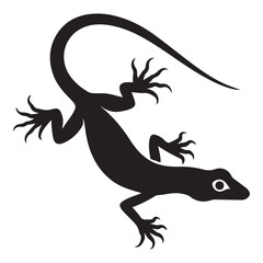 vector illustration of a lizard