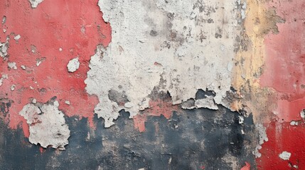 Fototapeta premium A vibrant canvas of weathered hues, where abstract splashes and blots of vibrant paint, reminiscent of a storm aftermath, create a dynamic and captivating backdrop.