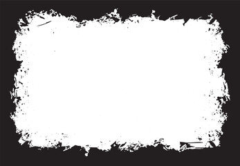 Fototapeta premium Texture grunge vector. Black and white background.