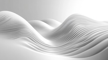 A sleek and modern vector illustration featuring a gradient of shimmering silver fading into a crisp white backdrop, with subtle diagonal lines suggesting depth and dynamism. The minimalist design
