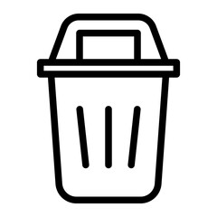trash Line Icon