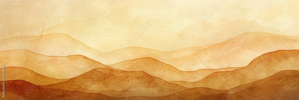 Fototapete bohemian style background with warm earth tones and organic patterns creating a natural ambiance for