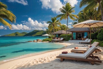 Heavenly Beach Retreat with Soft Golden Sands and Deep Blue Waters for Ultimate Tranquility