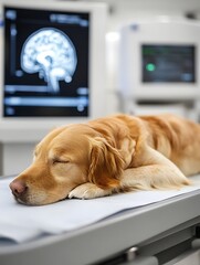 Detailed Brain Scans in Advanced Pet Diagnostic Lab