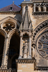 Roman Catholic Notre-Dame de Reims Cathedral (Our Lady of Reims, 1275). Reims, Champagne-Ardennes, France.