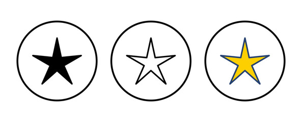 Star Icon vector. rating icon vector. favourite star icon