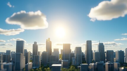 AI Driven Digital Twin Concept for Futuristic Cities Under Bright Sunlight