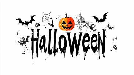  A Halloween 2025 Illustration, Illustration Ideal For Posters, T-Shirt, Or Banner, Commercial Promotion, Holiday Season, Funny Halloween Logo