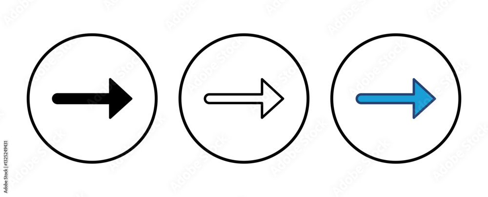 Poster arrow icon vector. arrow symbol. arrow sign for your web design.