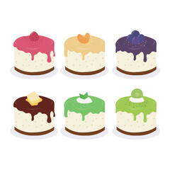 Sweet Cheese Cake Illustration