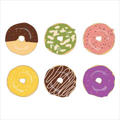 Sweet Donuts Illustration
