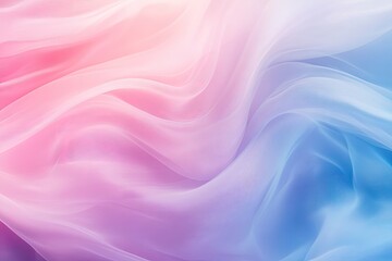 Fototapeta premium Abstract Pastel Fabric Texture Background Image of Soft Pink Blue and Purple Colors Swirling and Flowing Smoothly