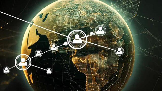 Global network expansion: digital connectivity and communication across continents