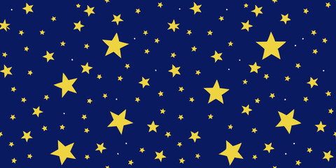 seamless background with stars