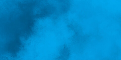 Smoke on blue background	