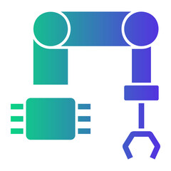 Obraz premium manufacture Gradient icon