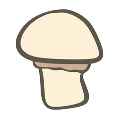 CHAMPIGINON MUSHROOM VECTOR ILLUSTRATION