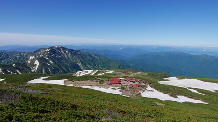 6月の白山パノラマ風景