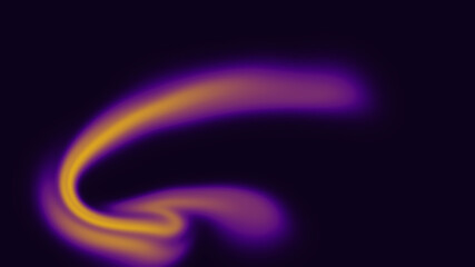 Glowing Purple and Yellow Light Streaks Abstract Wallpaper