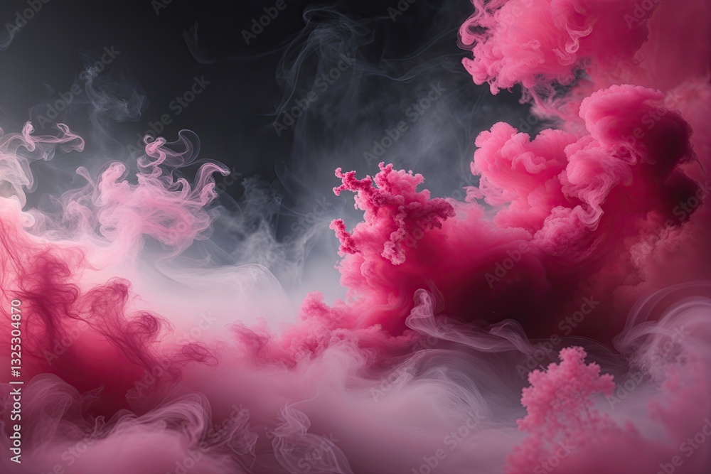 Poster mesmerizing ruby smoke abstract background with swirling fog and deep visual appeal