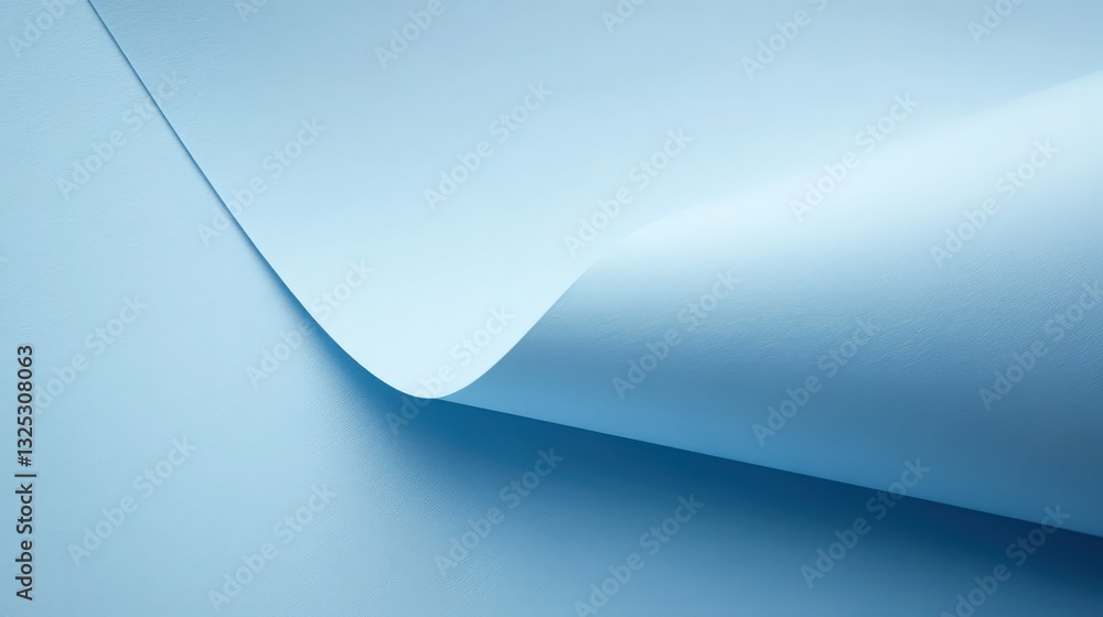 Poster abstract paper art backdrop evokes serenity with subtle gradient hues